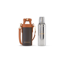 Starbucks cup mirror series thermos cup tumbler simple retro mens and womens stainless steel water cup office cup