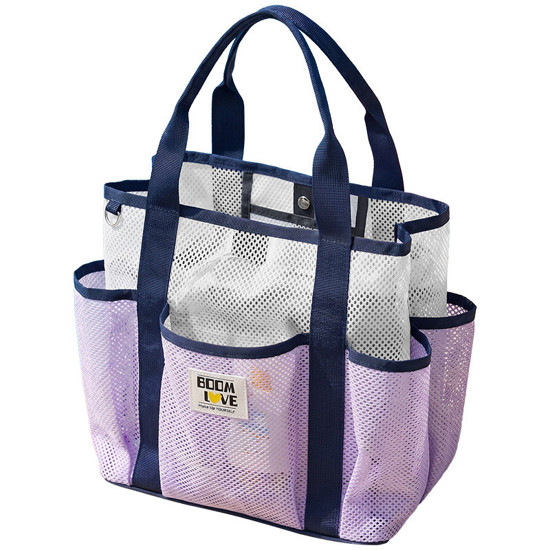 Sino-European swimming storage bag separated sports fitness bag special equipment women's wash mesh beach bag large capacity