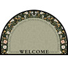 Entrance door floor mat pvc non-slip floor mat entrance door household foot mat no-wash wipeable leather entrance carpet