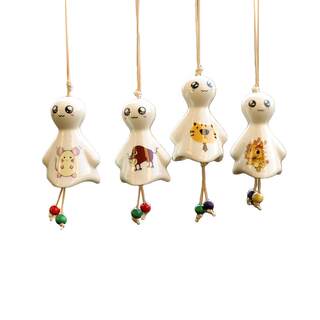 Japanese wind chime hanging small fresh birthday gift ceramic