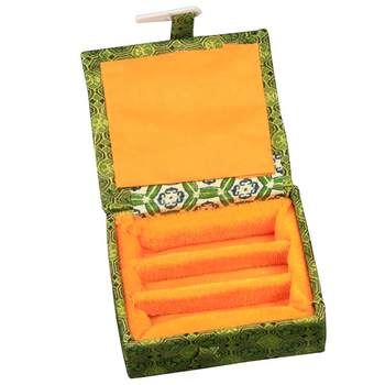 Guangzu pure handmade seal brocade box seal carving packaging brocade box