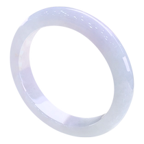 (Self-operated) Qianyu Pickup Burmese natural A-grade jade ice transparent light purple elegant old jade bracelet bracelet