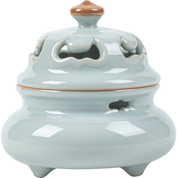 Guanlan ທູບ burner retro sandalwood burner ຊາໄມ້ປະດັບ