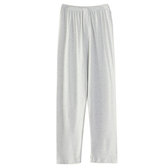 男士睡裤春秋纯棉长裤中老年宽松大码休闲裤全棉家居裤棉毛保暖裤