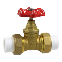 Amico PPR gate valve hot melt pipe switch valve copper core tap water hot and cold water valve 7650