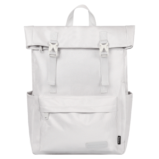 Bansusu. Solid color large-capacity travel backpack backpack computer bag college style school bag decompression male and female couples