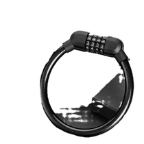 Bicycle lock anti-theft 4-digit password lock mountain bike portable electric bike lock chain lock bicycle accessories lock