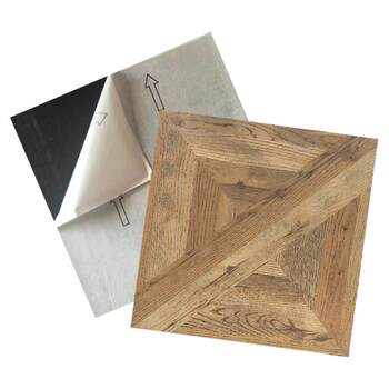 Pvc floor stickers thickened wear-resistant anti-european style tiles