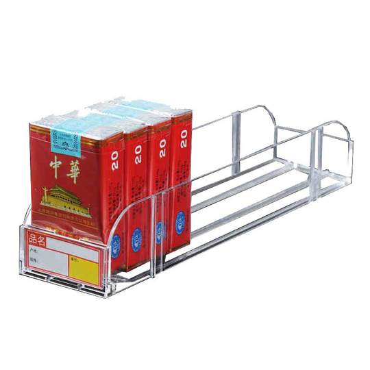 超市自动推烟器香烟架推进器烟器弹出推拉烟架子展示架移动便利店