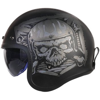 Ls2 retro autumn electric car large size half helmet