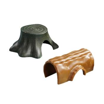 Natural tooth hamster molar stick snacks shelter house golden bear tree hole can be landscaped pet toys ornaments nutrition