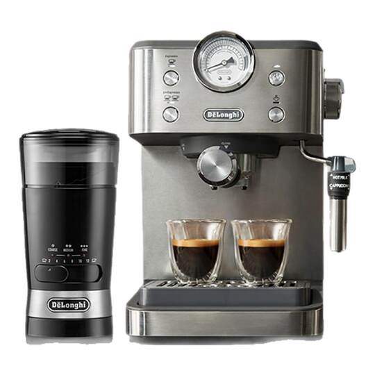 De'Longhi EM450 semi-automatic coffee machine set