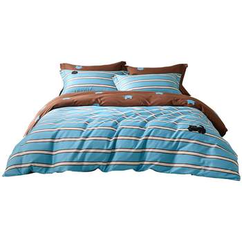 Galis 60 cat star high-stack pure cotton four-piece set