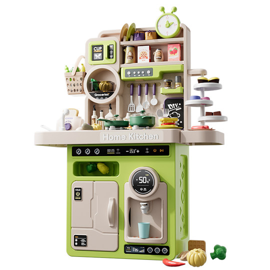 Children's kitchen toys play house cooking simulation kitchenware set baby 3 to 6 years old birthday gift for little boys and girls