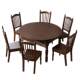 Quanyou home solid wood dining table and chair combination