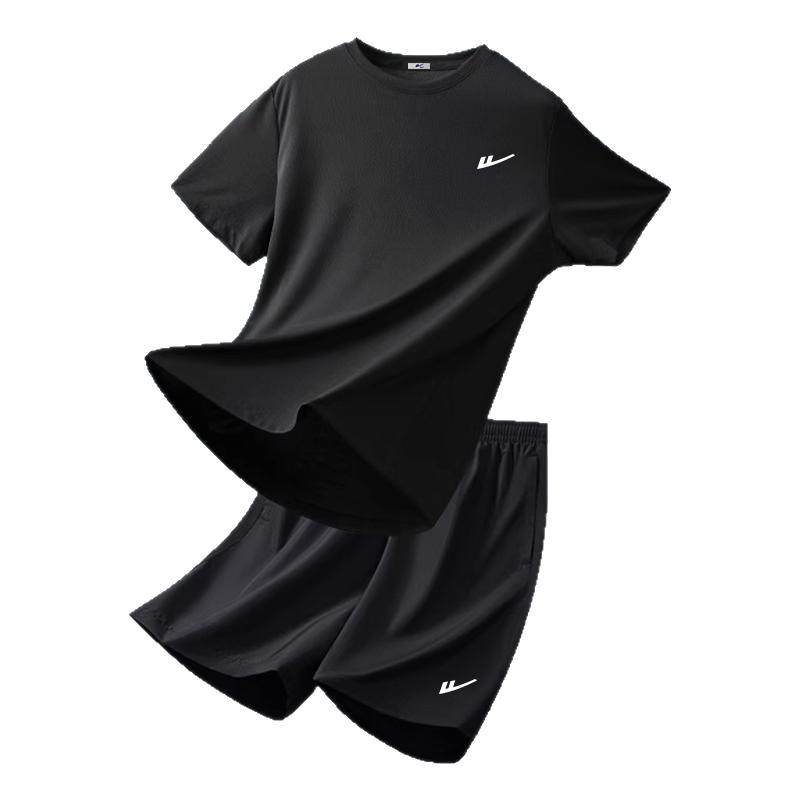 Pull back sports suit summer men's sportswear