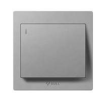 Bull switch button socket panel household single open single double control three open bedside light controller power switch