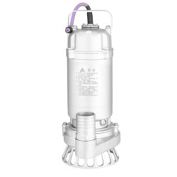 Shanghai People ທົນທານຕໍ່ອຸນຫະພູມສູງ 304 stainless steel sewage submersible pump 316 anti-corrosion acid and alkali electroplating chemical pump