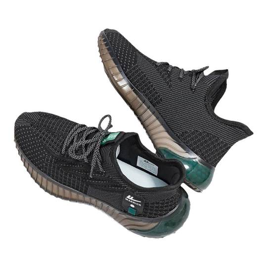 Pull back men's winter coconut shoes mesh running shoes soft sole