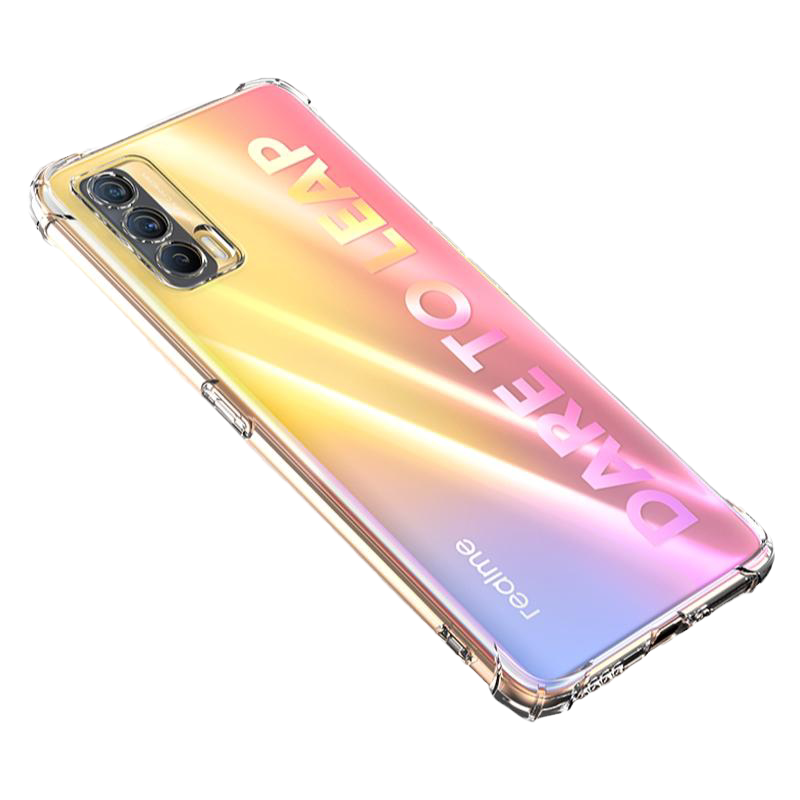 Suitable for realme v15 mobile phone case transparent anti-fall soft