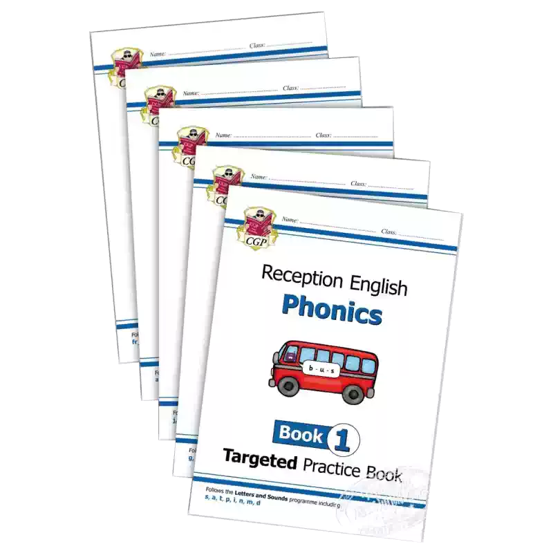 英國CGP教材English Targeted Practice Book Phonics Reception Books