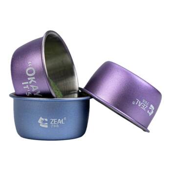 Zifei fishing bait mini mixing bowl stainless steel easy-to-clean fishing mini portable storage bowl