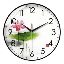Creative Decorative Painting Clock, No-Drill Wall Clock, Simple Living Room Clock, Stylish Silent Bedroom Wall Quartz Clock