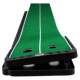 Adjustable slope widened golf exerciser putting green