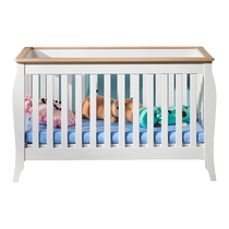 Rabbit baby bed childrens room solid wood Araucaria removable multi-functional newborn baby bedside bed BB bed