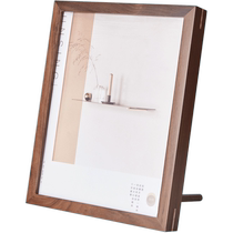 Genji Wood Language Fixed Wooden Photo Frame All Solid Wood Nordic Creative Light Luxury Photo Frame Setup Simple Fashion Photo Frame