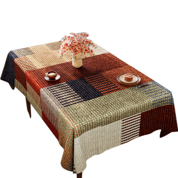 American table cloth waterproof and oil-proof dining table mat tea table cloth rectangular tea table cloth light luxury high-quality protective mat American table cloth waterproof and oil-proof dining table mat tea table cloth rectangular tea table cloth light luxury high-quality protective mat