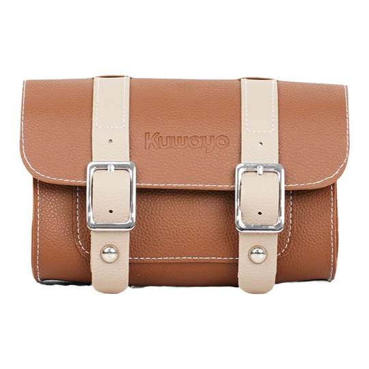 Bolsa de bicicleta retro Kuwayo con múltiples métodos de suspensión.