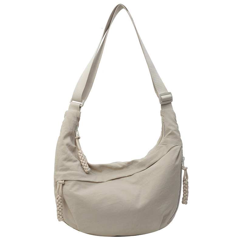 Crossbody bag with large capacity simple casual Korean style cloth bag