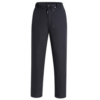 Men's thickened high-waisted down pants for middle-aged and elderly people to wear as outerwear