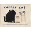 Warm Algae & Zhang Lelu Mo Mo Black Cartoon Wall Background Cloth Atmosphere Camping Decoration Hanging Cloth Coffee Shop Tapestry