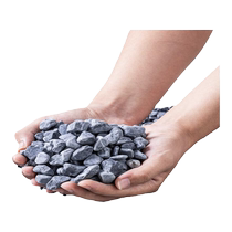 50 pounds of gray-black gravel washed stone Japanese-style courtyard paving dry landscape garden landscaping decoration camping gravel