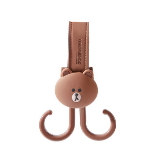 婴儿车挂钩遛娃神器收纳挂包挂雨伞多功能可旋转手推车口袋车挂钩