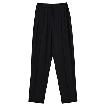 Yiner special selection of 2025 summer new cool and breathable small foot smoking pipe trousers mid-high waist casual pants Yiner special selection of 2025 summer new cool and breathable small foot smoking pipe trousers mid-high waist casual pants