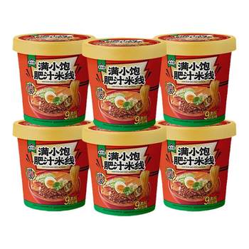 Manxiaopeng fat rice noodles in a barrel, no-boil brewing