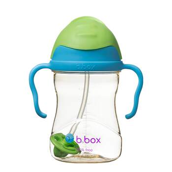 bbox baby learning cup ນໍ້າດື່ມເດັກນ້ອຍຕ້ານການສໍາຜັດຈັບບານແຮງໂນ້ມຖ່ວງ PPSU ຈອກນ້ໍາເຟືອງເດັກນ້ອຍ 240ml