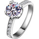 Imported moissanite diamond ring diamond jewelry one carat