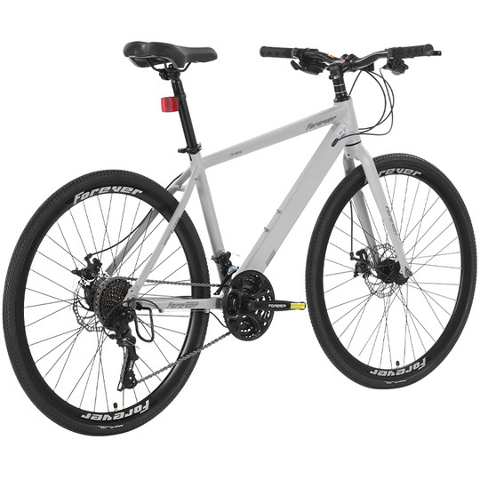 永久自行车成人男女款式变速超轻铝合金直把城市通勤内走线单车