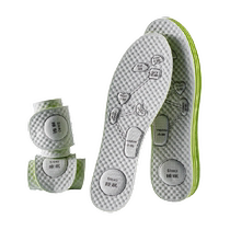 Mugwort deodorant insoles for men sweat-absorbent and deodorant summer thin womens soft soles comfortable breathable anti-sweat military training sports shock absorption