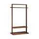 Solid wood floor-standing minimalist Nordic coat rack
