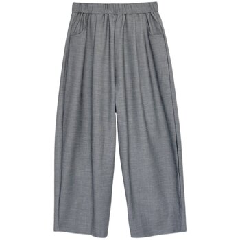 Aqiu minimalist waist elastic suit pants ເກົ້າຈຸດ