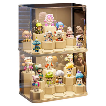 Blind box storage display rack figure shelf transparent dustproof ornament storage box acrylic display box building blocks