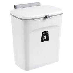 Kitchen Trash Can for Home Use 2026 New Model Hanging Trash Bin for Kitchen Waste Bathroom Toilet Wall-Mounted Trash Can with Lid