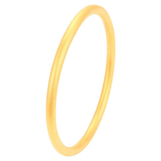 Xuping matte inherited imitation gold bracelet new Chinese style plain circle retro solid bracelet Chinese style high-end