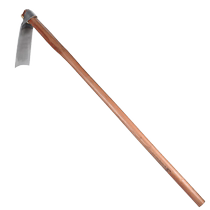 Thickened hoe for vegetable cultivation household weeding soil digging hoeing old-fashioned agricultural tools multi-functional soil loosening and bamboo shoot digging artifact