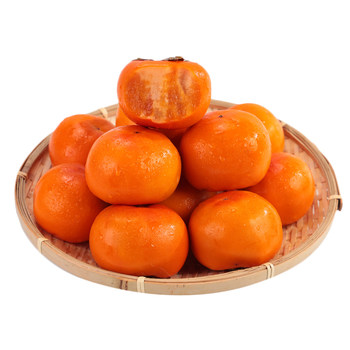 Chocolate crisp persimmons 10 fresh fruits whole box crispy sweet hard persimmons in season wholesale persimmon fire crystal jin jin equal to 0.5 kg